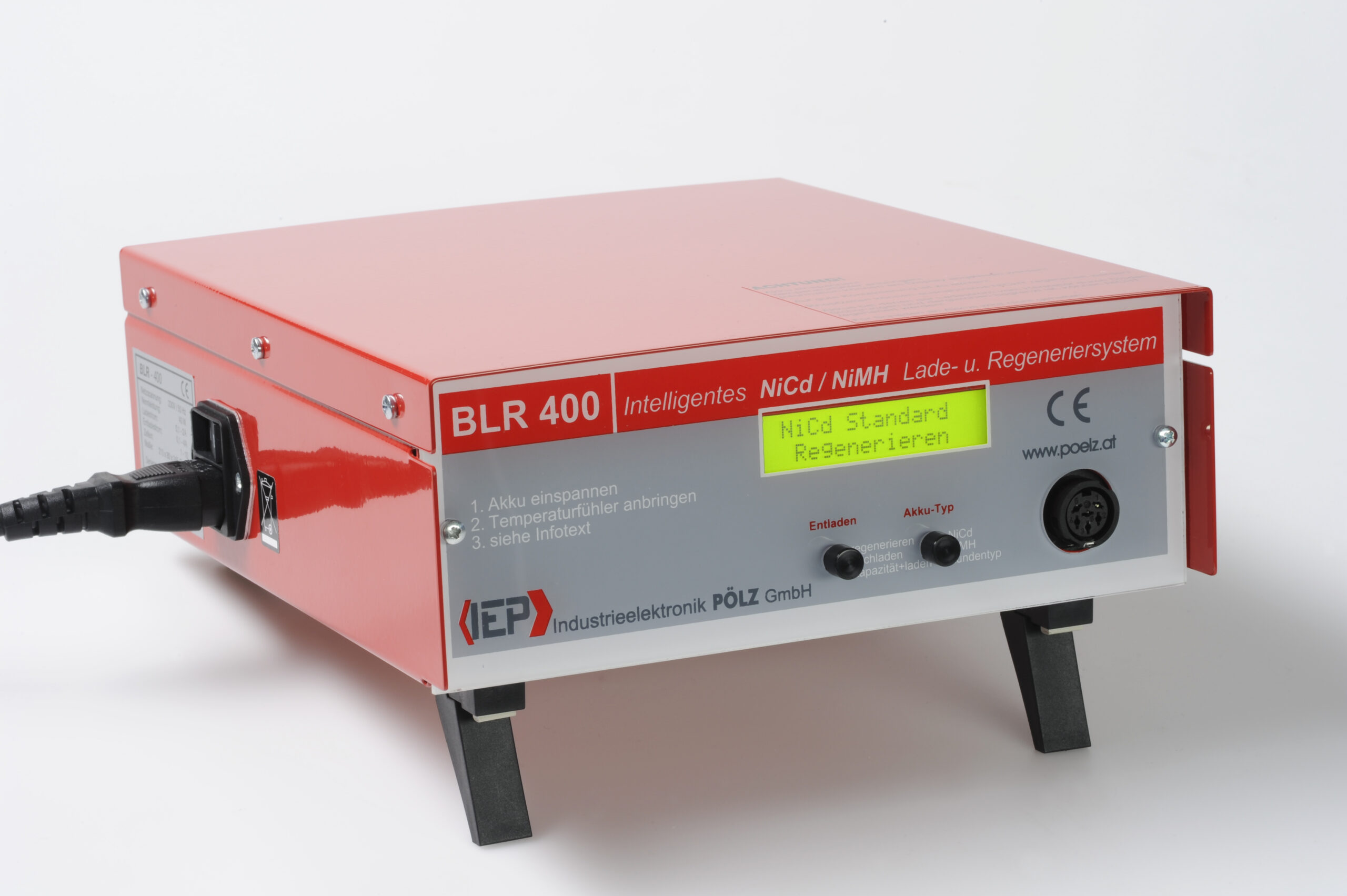 BLR 400 Battery charging and regenerating system for NiCd / NiMh rechargeable batteries